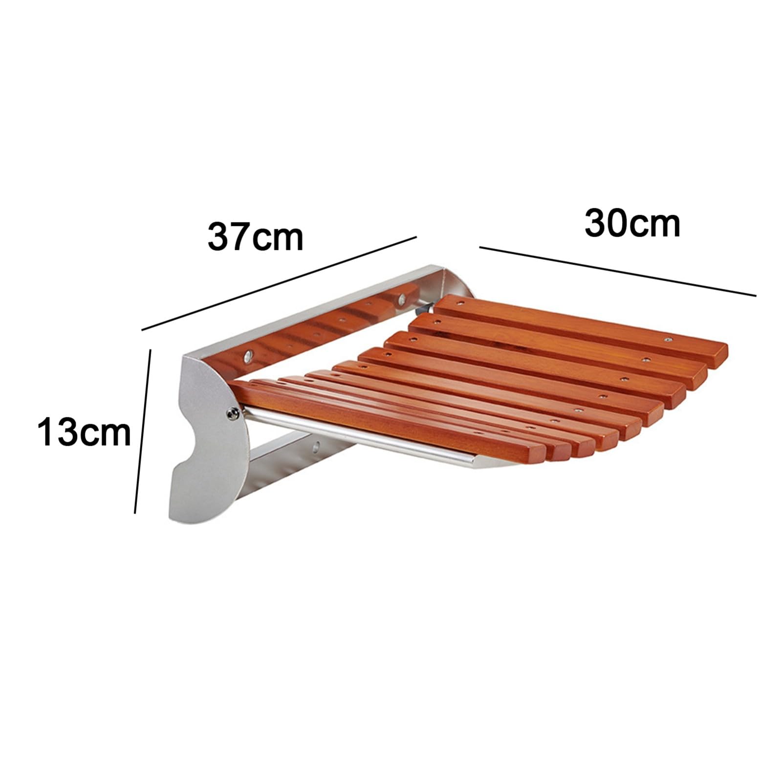 Asiento De Ducha Plegable Pared Montada,Silla Abatible Ducha Montado En La Pared,Taburete De Baño Banqueta Ducha para Personas Mayores Minusvalidos Adultos Banqueta para La Ducha