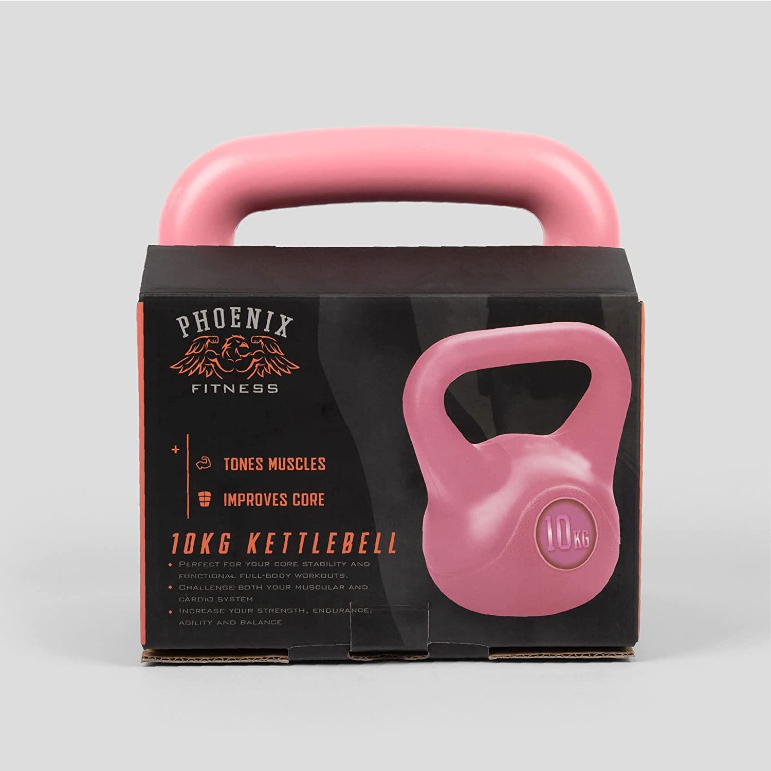 Amazon | Phoenix Fitness ピンクフィットネス ケトルベル 10kg