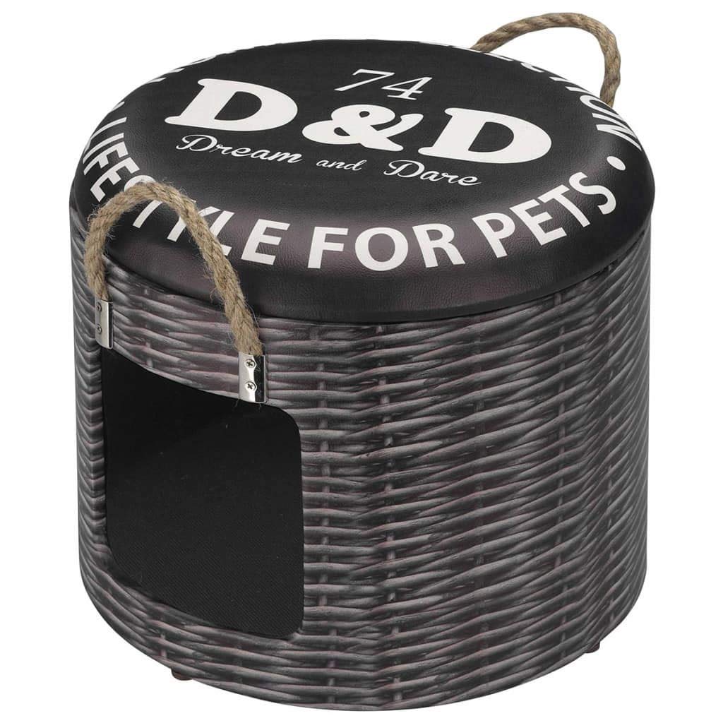 D&D Tierversteck Pet-Box Rattan, M