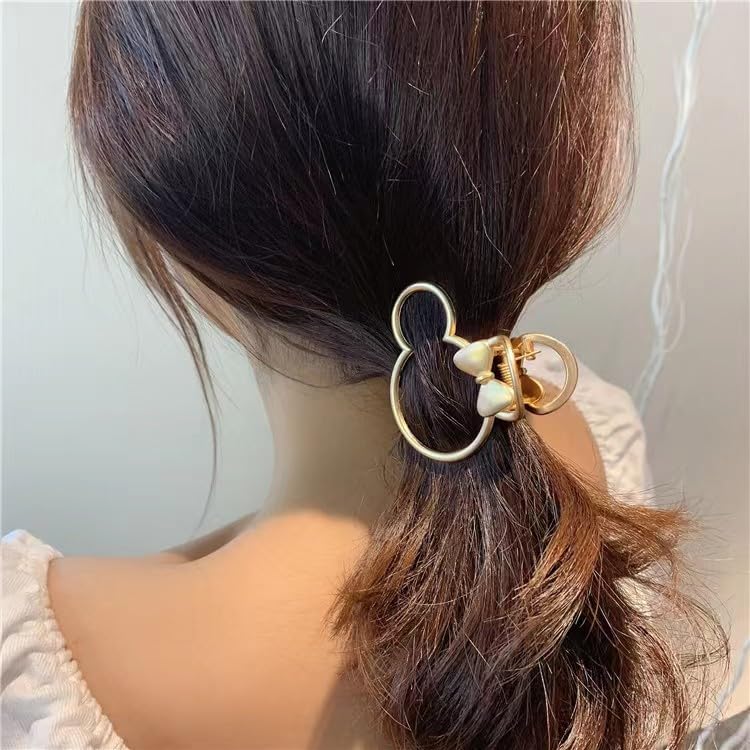 Miniatura 4 de Pinzas de metal grandes para el cabello para fiestas temáticas, bonitos cierres de pelo y accesorios de parque temático, pasador de pelo grueso,
