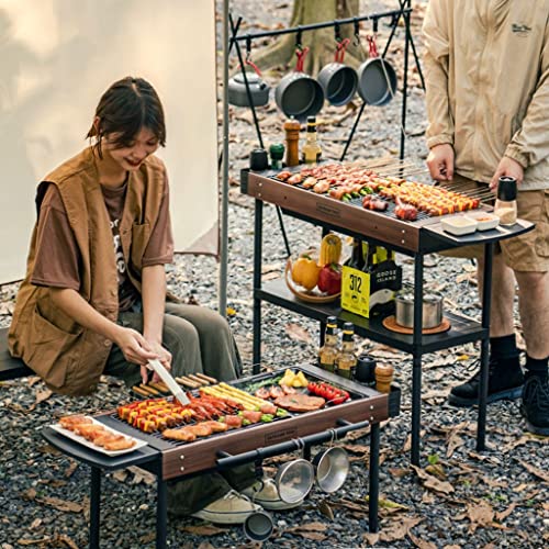 Barbecue charbon portable XMING solution compacte pour grillades outdoor