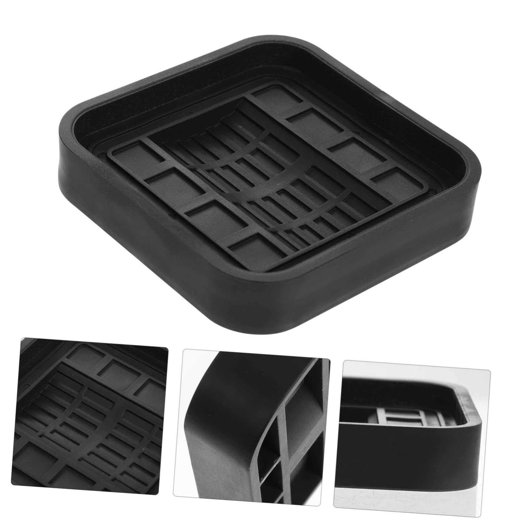 EXCEART Set Da 8 Pezzi Fermaruota Antiscivolo in Silicone Per Mobili, Pattini Per Ruote Girevoli, Protezione Per Pavimenti in Legno, Compatibile Divani, Letti e Sedie