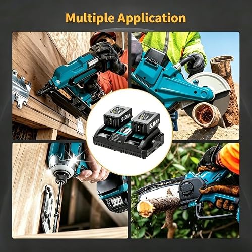 18V 5.0Ah BL1830 Replacement Battery Compatible with Makita 18V Battery