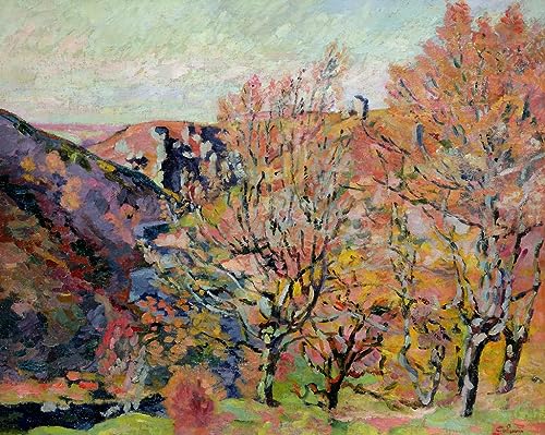 Peinture La Vallée de la Sedelle à Crozant de Guillaumin pour une décoration de bureau inspirante