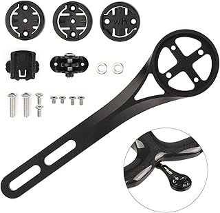 Road Bike Computer Holder,HUIOP Road Bike Computer Holder Lightweight Aluminum Alloy Bicycle Speedometer Mount Holder for/Bryton/Wahoo/Cateye