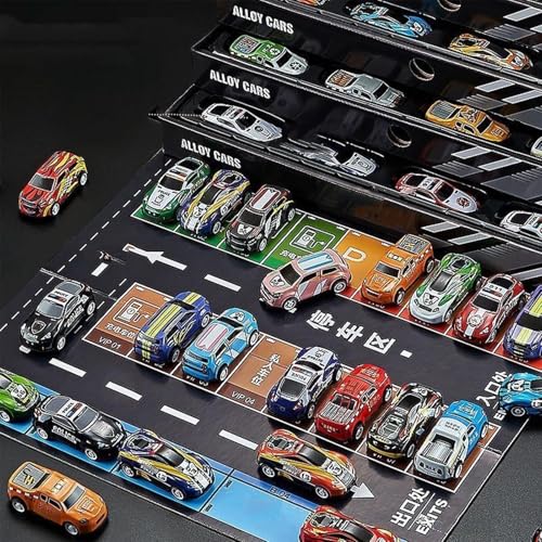 Boîte de Rangement pour Cadeaux de Fête de Voiture de Course Enfantine