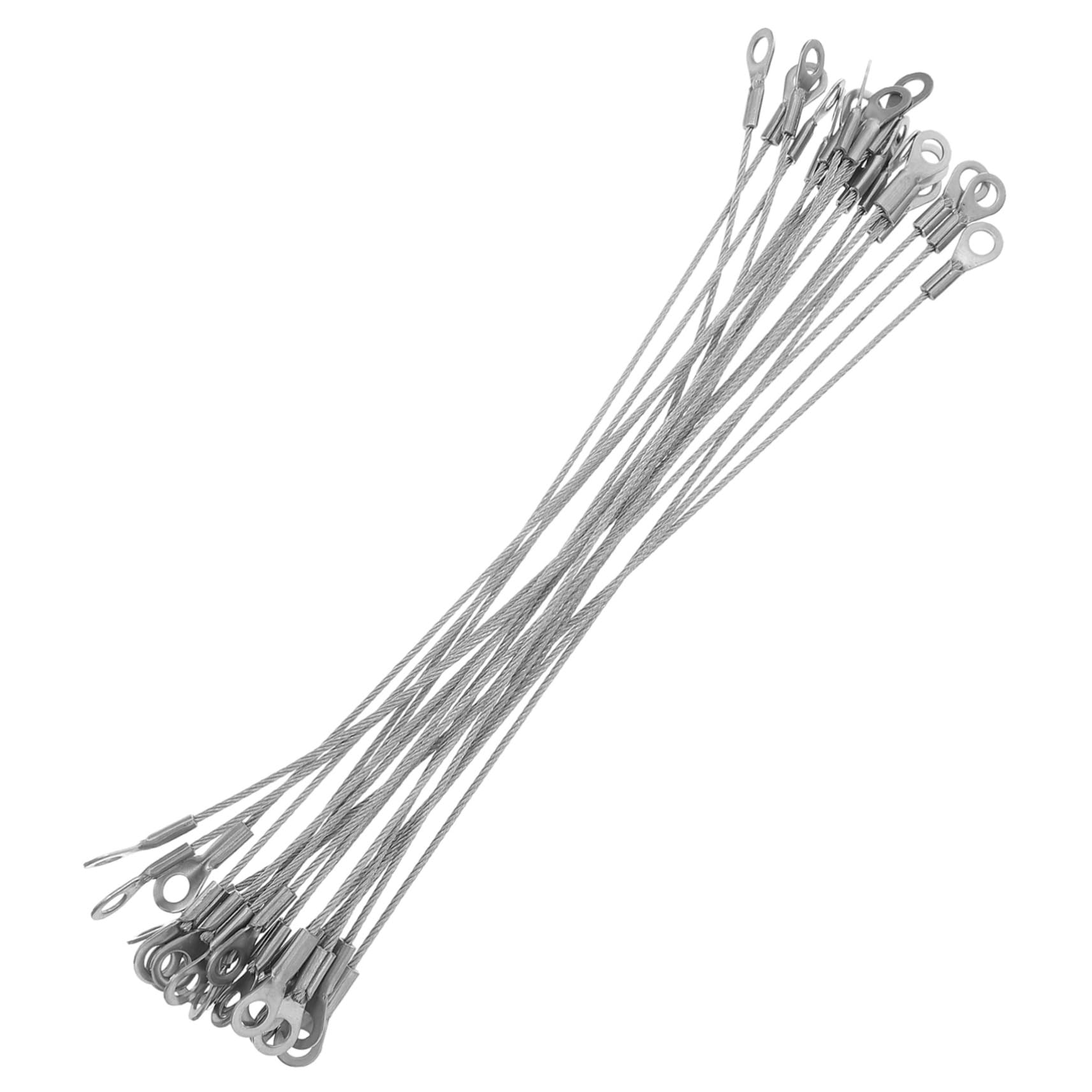 Cuerda de seguridad de acero inoxidable 304 colgador de cables de 20 piezas