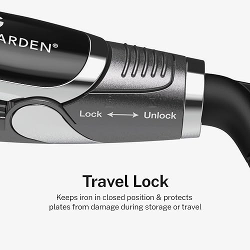 Miniatura 7 de Olivia Garden Titanio  Ion - Plancha plana profesional de titanio de alto rendimiento de 1 pulgada con alfombrilla de calor resistente al calor