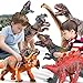 TEMI 7-teiliges Dinosaurier-Spielzeug für Kinder und Kleinkinder, Dinosaurier-Spielset einschließlich T-Rex Triceratops, großes weiches Dinosaurier– Dinosaurier-Partygeschenke, Geburtstagsgeschenke
