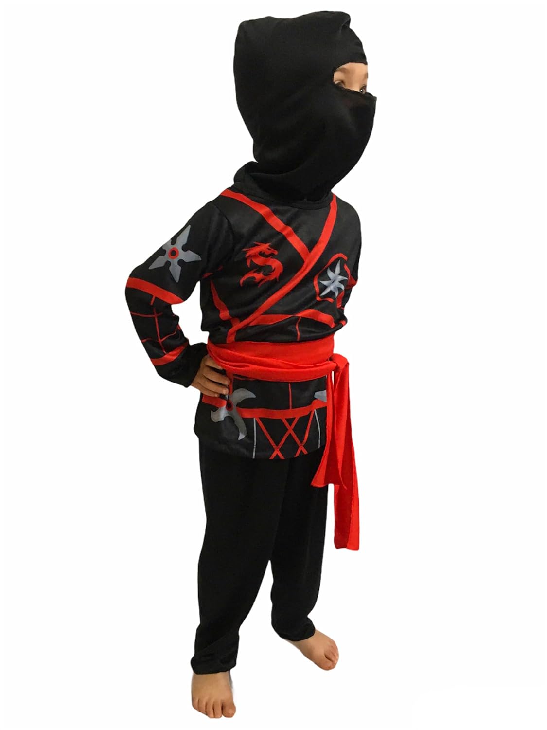 Fantasia Ninja Samurai Infantil Criança Capuz Espada em promoção! Veja a oferta e mais achadinhos de Pijamas & Fantasias Infantis 5 Hoje é o melhor dia para comprar Fantasia Ninja Samurai Infantil Criança Capuz Espada com aquele preço maroto! Promoção! Aproveite a oferta! 5