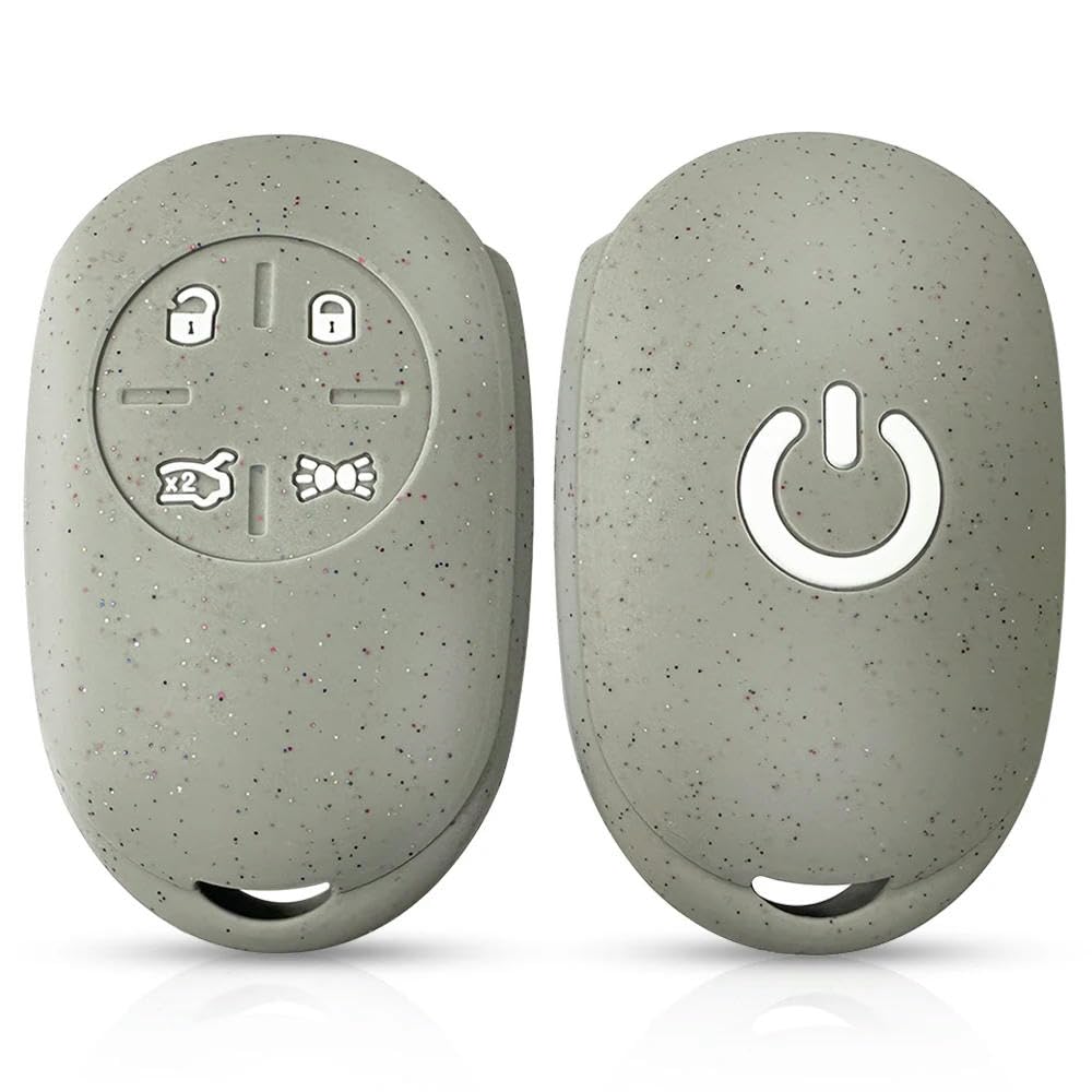 Custodia Silicone Per Chiave Fiat 500E | Copri Telecomando Nero/Rosso, Antiurto E Antigraffio