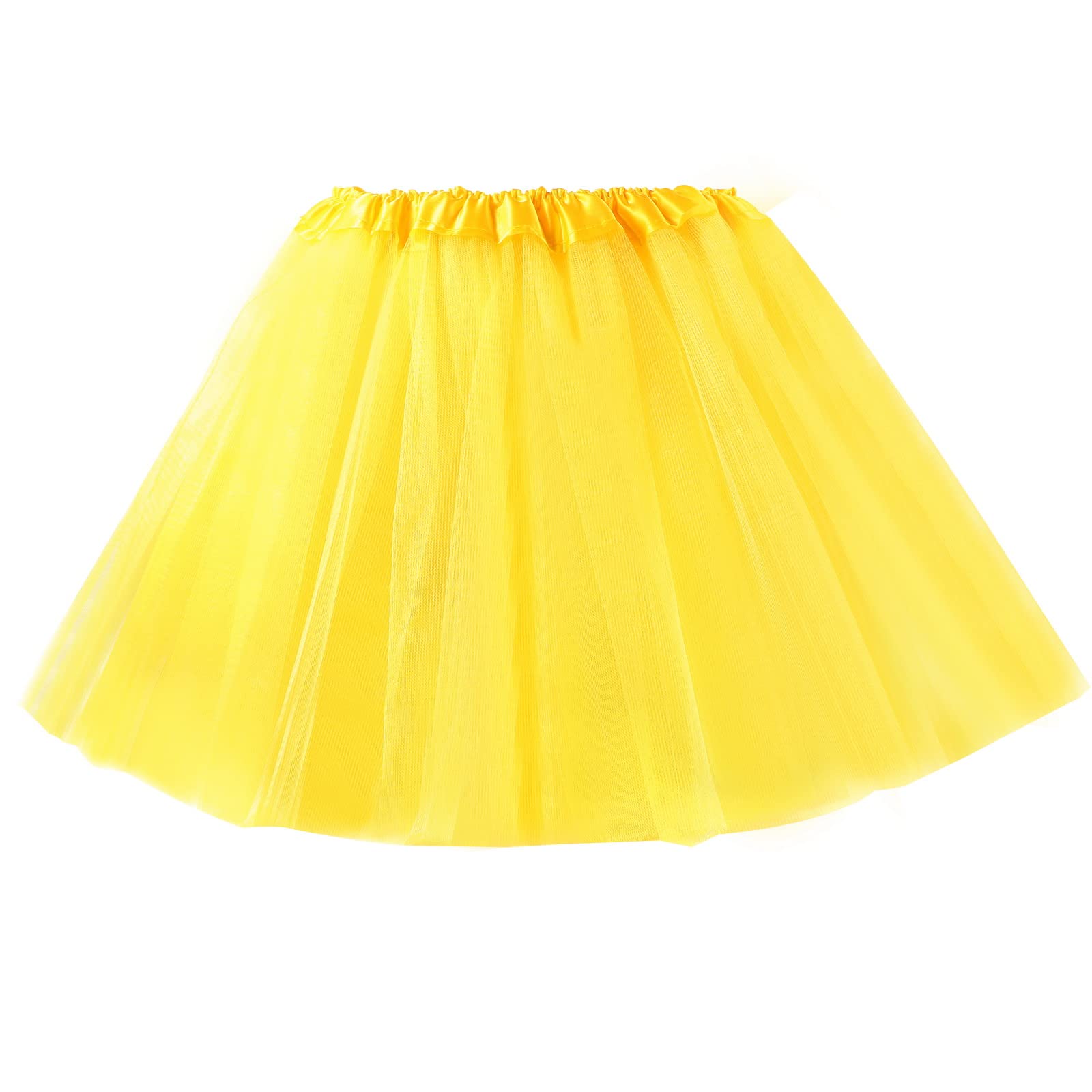 Tutu Skirt, Layered Tulle Dance Skirts for Kids Girls Dance Birthday Princess Party