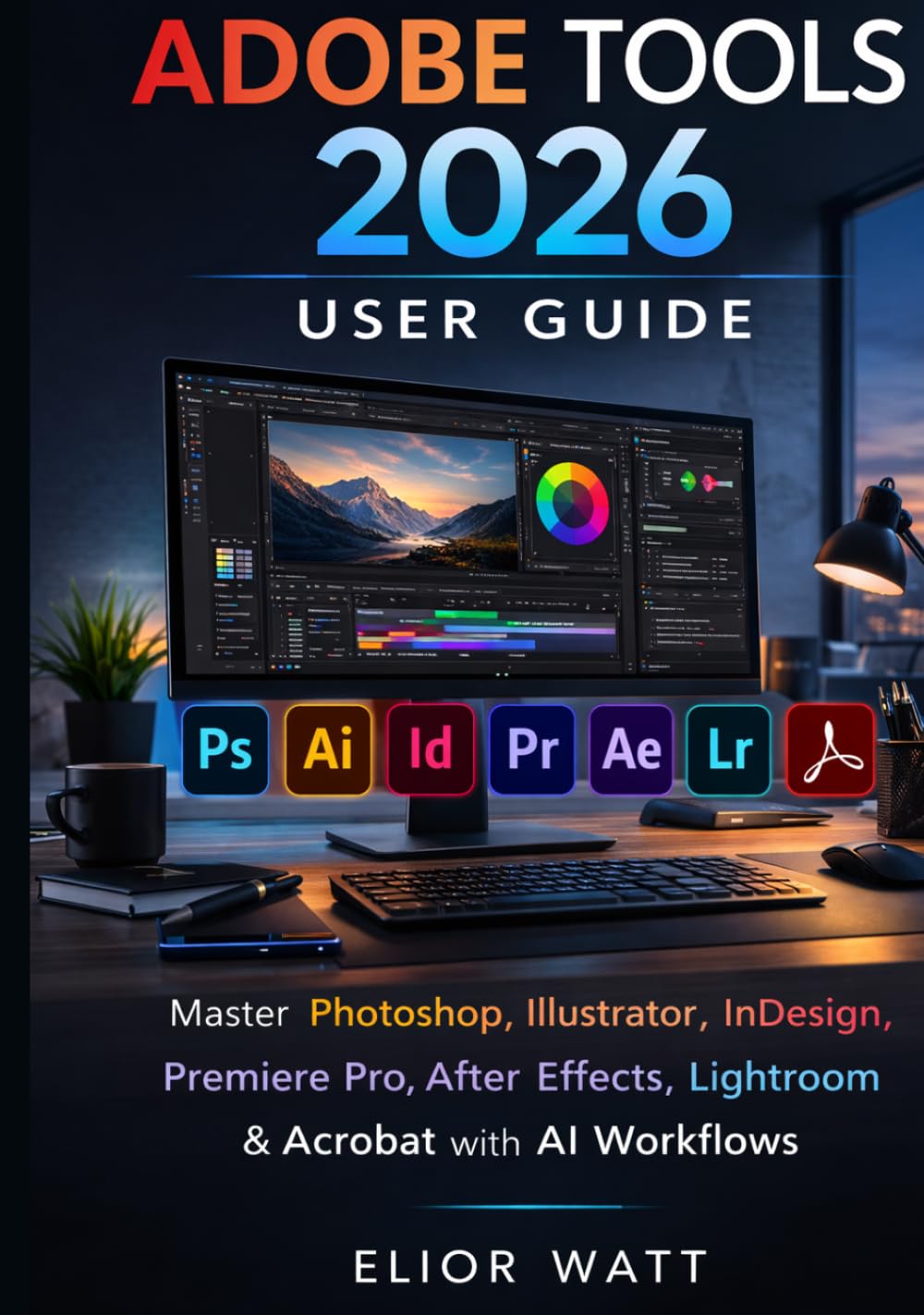 Adobe Tools 2026 User Guide: The Complete Practical Manual For Photoshop, Illustrator, InDesign, Premiere Pro, After Effects, Lightroom, and Acrobat — ... and Professional Production Systems.
