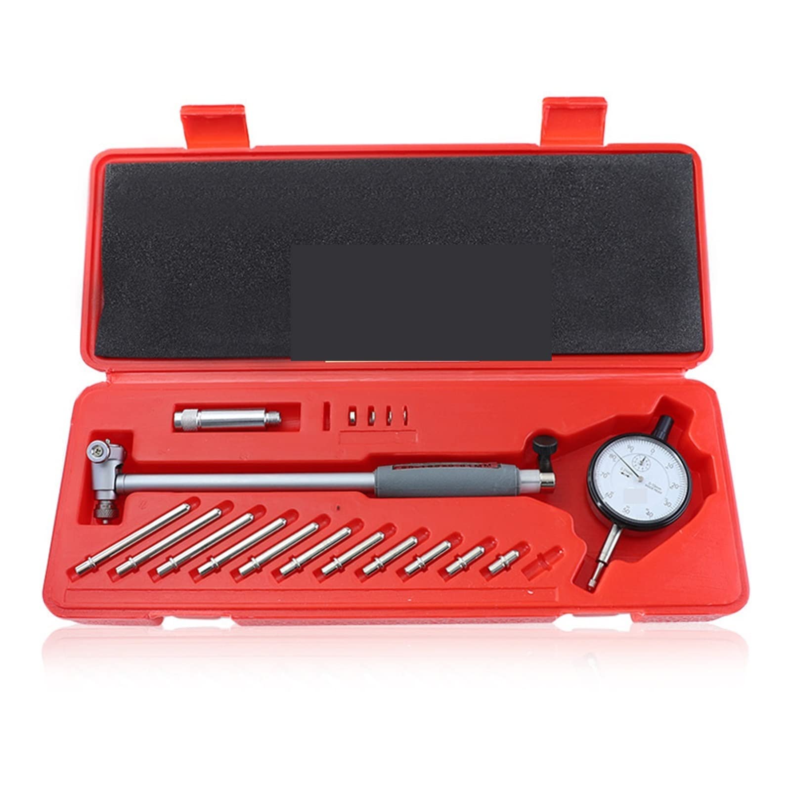 Gqnblvhzupdm 1 Digital Micrometer, Dial Bore Gauge Indicator 50-60Mm/0.01Mm Metric Engine Cylinder Test Indicators Internal Diameter Measuring Tools(50-60 Dial Gauge)