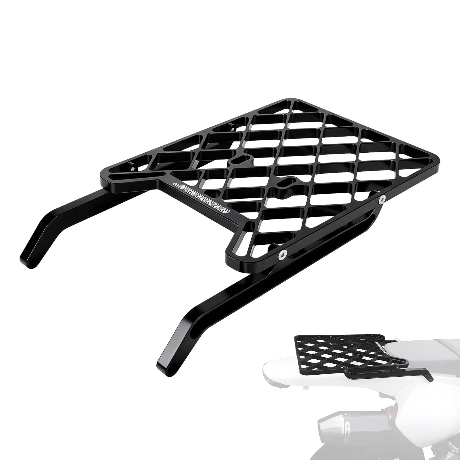 Amazon.com: JFG RACING Dirt Bike Rack Luggage,CNC Motorcycle Top