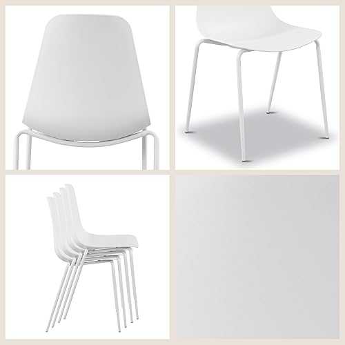 Miniatura 147 de POLY & BARK Isla - Juego de 3 taburetes de bar para cocina, taburetes de bar de altura de mostrador, taburetes de bar para interiores y exteriores,