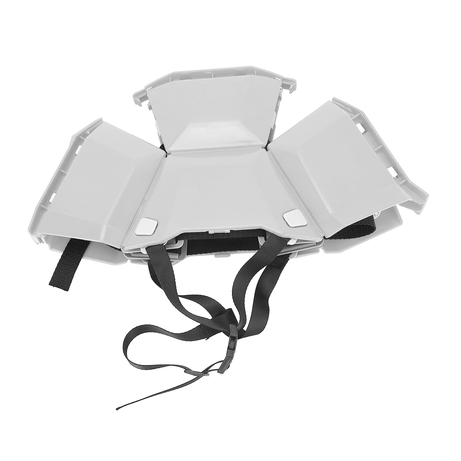 Casco Plegable, Multifuncional Resistente Al Impacto Correa Ajustable Casco de Seguridad de Plástico Ligero para Trabajos a Gran Altitud (Blanco)