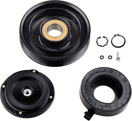 Compresor de CA con embrague para Odyssey 3.5L 2005-2007, para MDX 3.5L 2003-2006, 2003-2007 para A-ccord 3.0L CO 10736C/CO 10736G Ranuras de polea