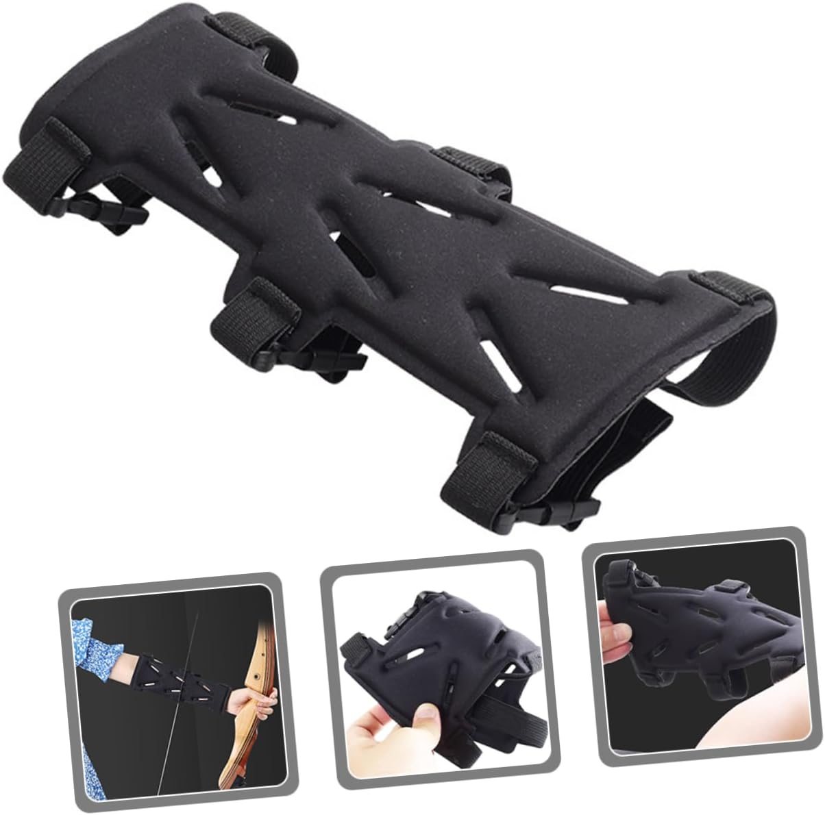 Abaodam Arm Guards for Archery Practice Lightweight Protective Forearm Sleeve Breathable Material Fit for Left and Right Hand for Shooting Competitions