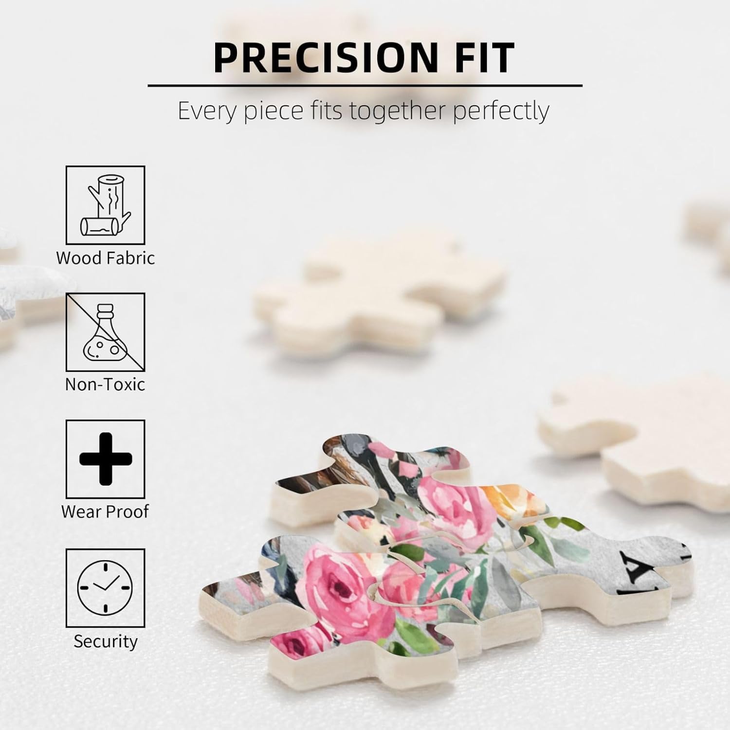 Christian Puzzles for Adults 1000 Pieces Horse Religious Bible Verses Jigsaw Puzzles for Adults Animal Wooden Puzzle for Family Game Motivational Toy Educational- God Says You are