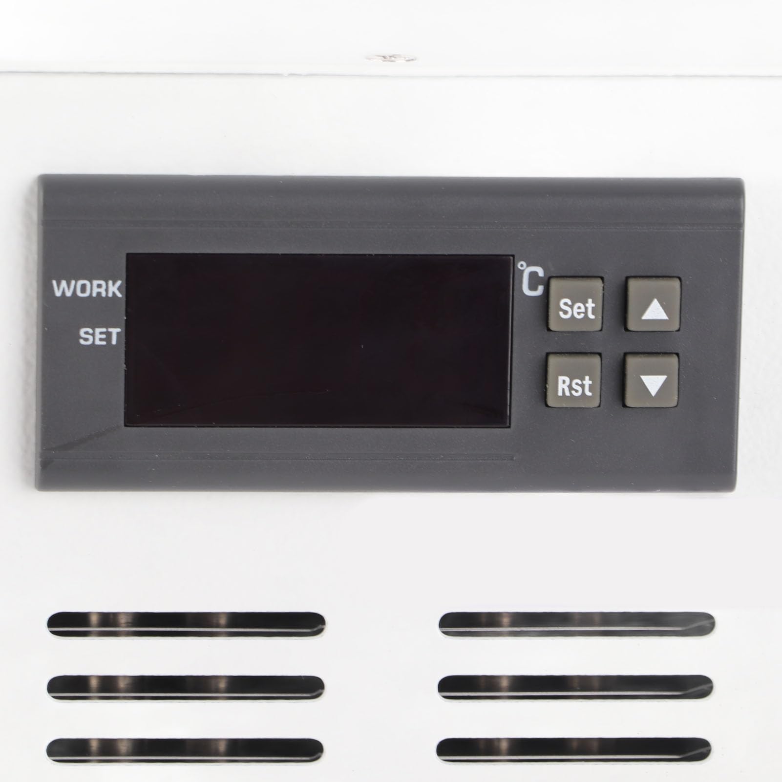 Enfriador de Acuario, 72W 3L Min 30-35dB Enfriador de Agua de bajo Ruido de Tanque de Peces Compresor de Refrigeración Silencioso Especial con Control (Enchufe europeo