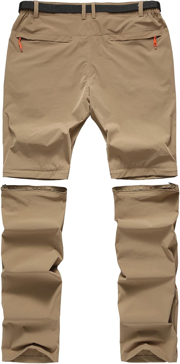 Men's Outdoor Convertible Pants, Zip Off Cargo Hiking Pants, Lightweight Quick Dry Fishing Pants : Clothing, Shoes & Jewelry