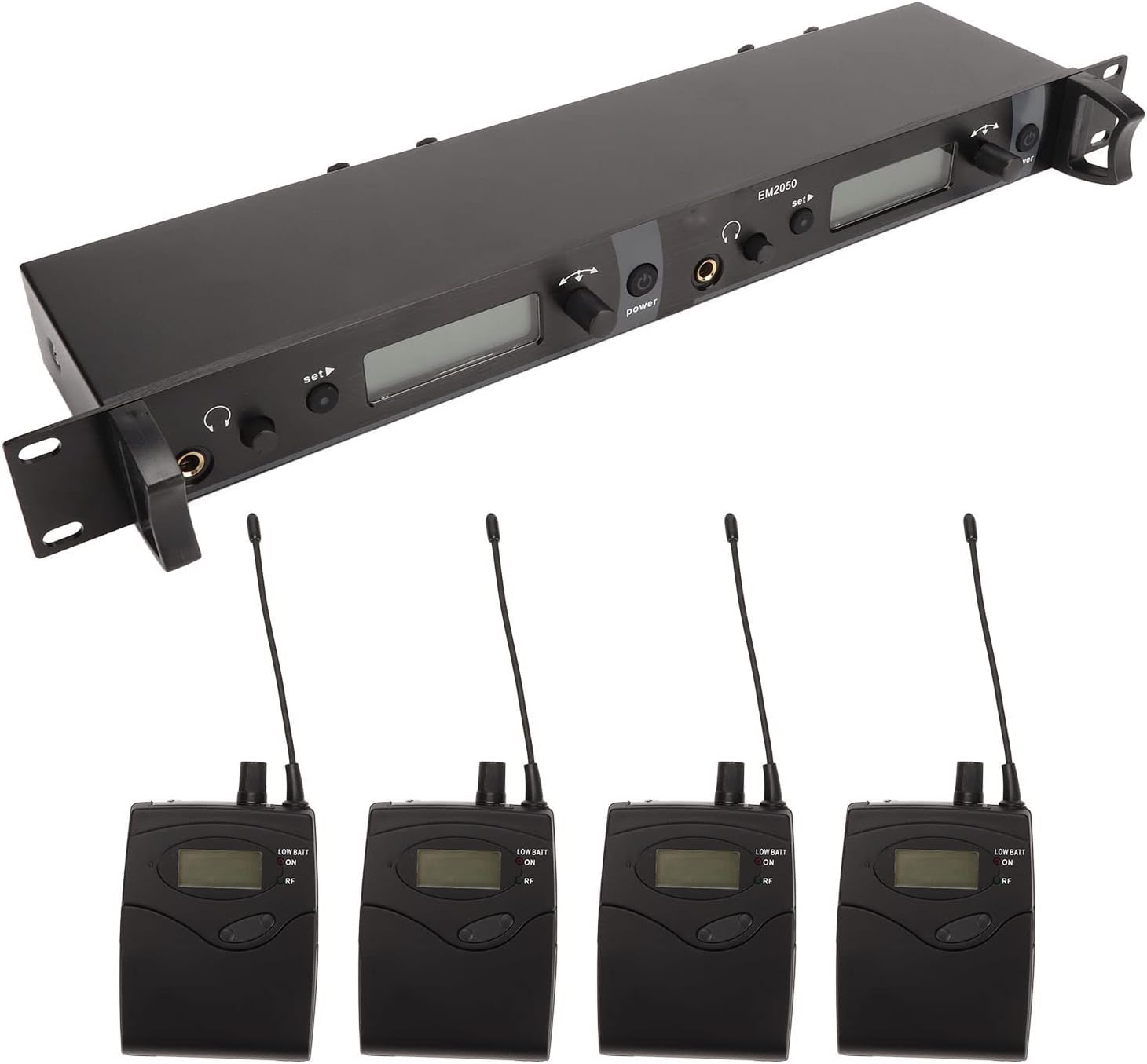 VINGVO Stage Performance Monitoring System, 4 Bodypacks UHF