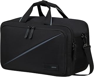 American Tourister Take2Cabin - Ryanair 3-Way Bolsa de Viaje, 40 cm, 25 L, Negro (Black)