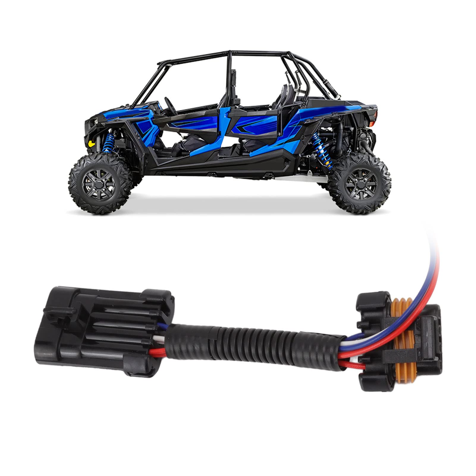 Lot De 2 Faisceaux D'alimentation Pour Feux Arrière Polaris RZR - Compatible 570, 800, 900, 1000 (2015-2024), Remplacement Direct