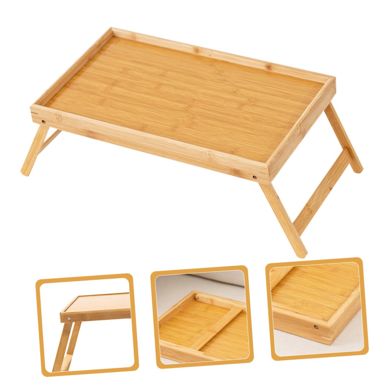BESPORTBLE Escritorio Plegable Portátil Soporte para Cama Mesa Funda De Almacenamiento