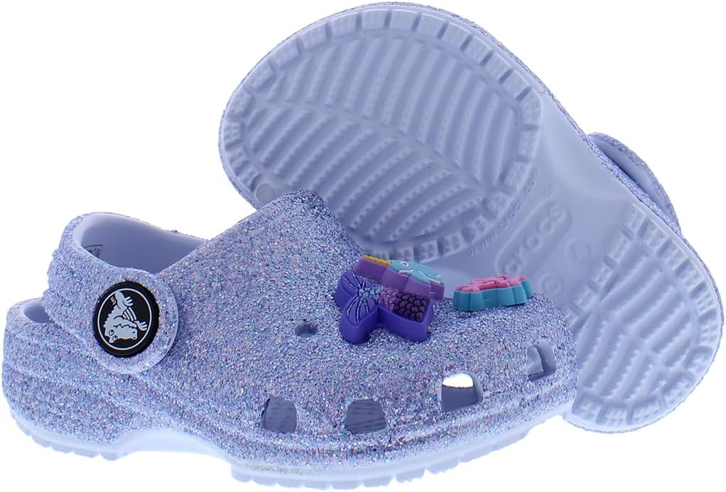 Crocs Classic Glitter Sea Friends Clog PS Girls Shoes