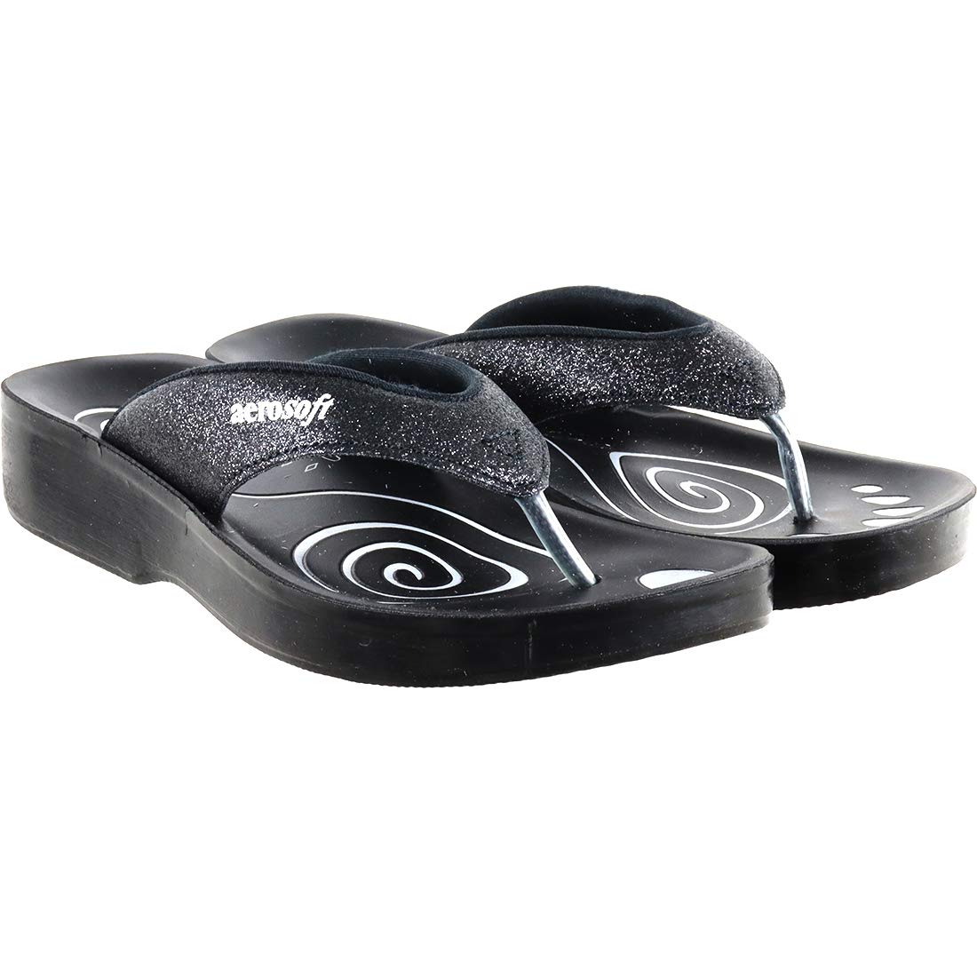 Aerosoft Womens Black Flip-Flops - 38 EU (B0C626RNSX) Amazon Price History, Amazon Price Tracker