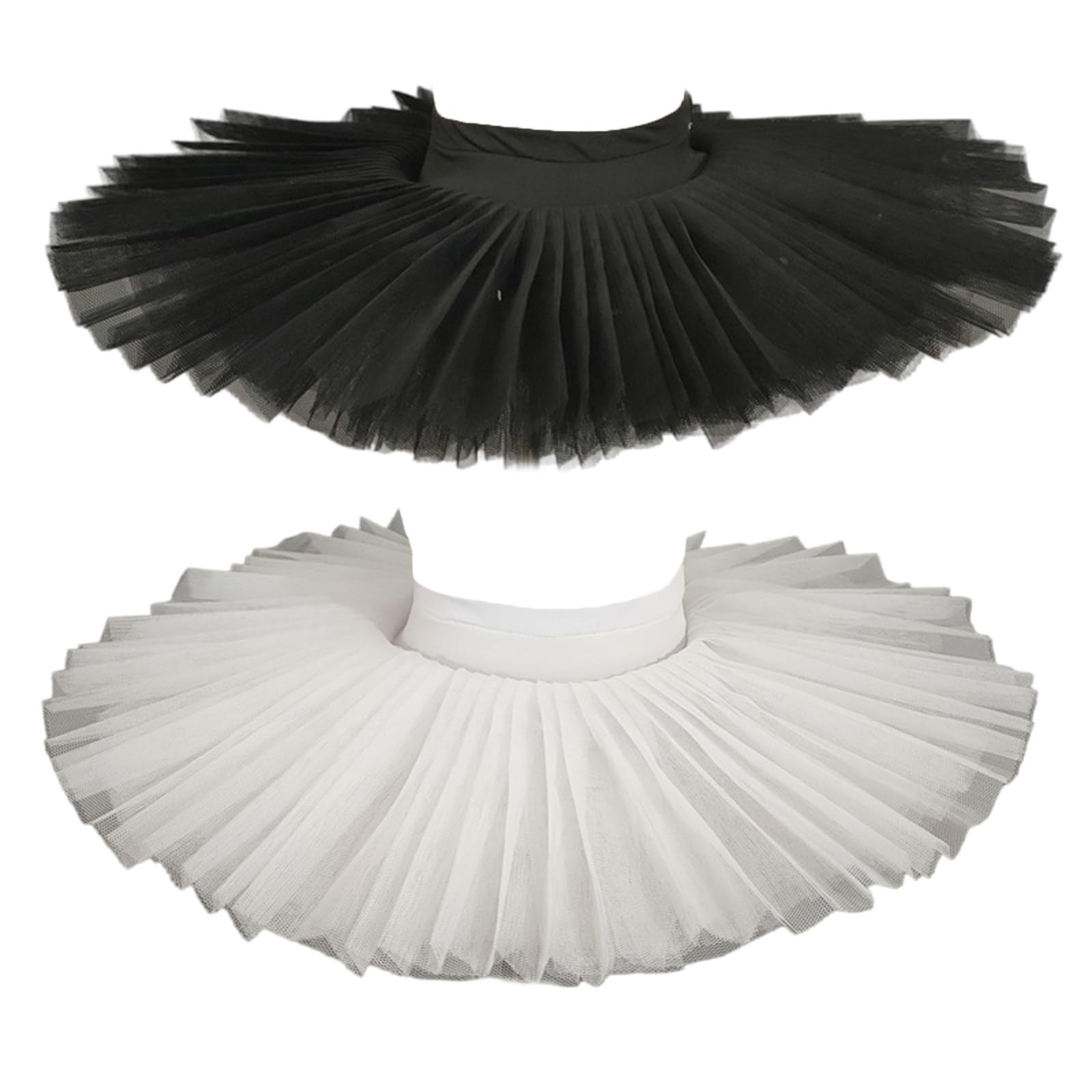 Gonna in tulle nero accattivante per ragazze in tessuto confortevole gonna per feste per bambini abito corto per abiti quotidiani feste per bambini