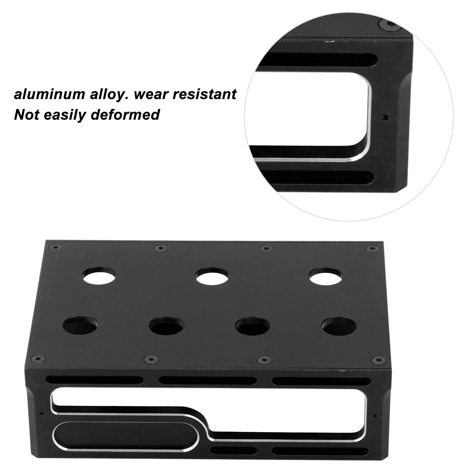 Station De Réparation Rotative En Aluminium Pour Voiture Télécommandée 1:8 1:10 1:16 RC Road Climbing Car Truck Rouge