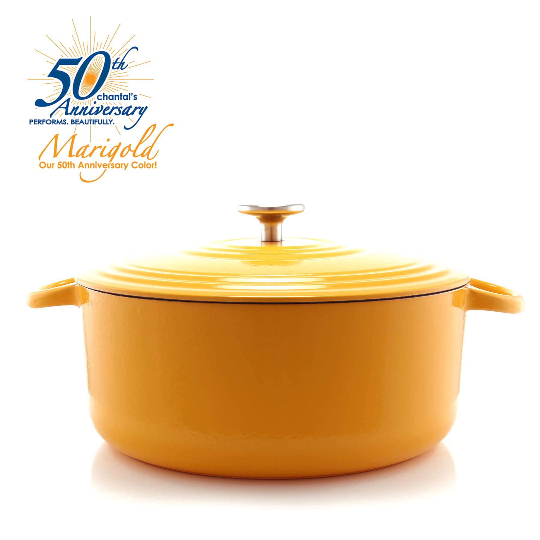 Amazon.com: Chantal Cast Iron Dutch Oven, 7 qt, US Formulated