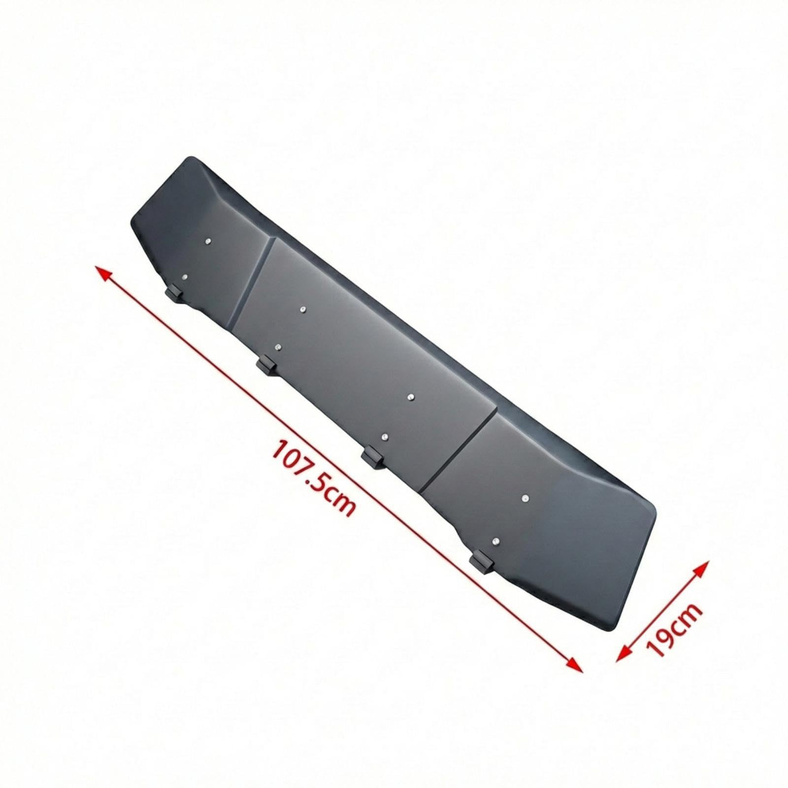 Deflectores de Viento para Portaequipajes de Techo de Coche, Accesorios Deflectores de Aire, Alerones Profesionales de Alto Rendimiento para La Reducc, Aleación de Aluminio