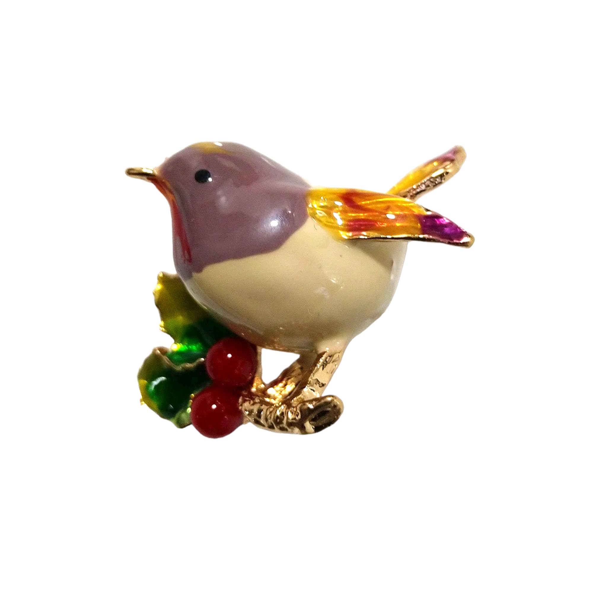 GFMRobin on Berry Branch Brooch - Christmas, Birthday Mothers day -(BRCH)