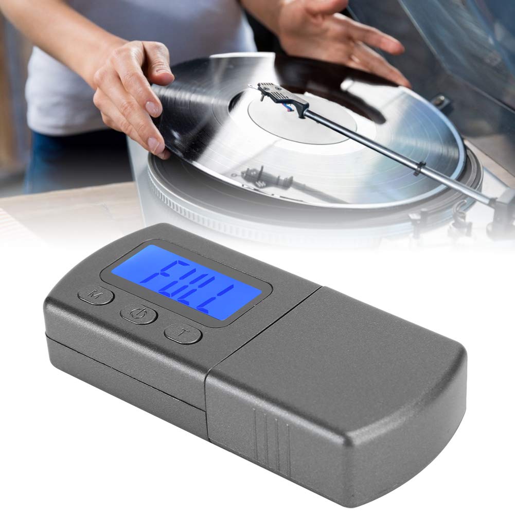 Digital Turntable Stylus Force Scale Gauge Vinyl Record Cleaner 001g 500g Blue Lcd Backlight For Tonearm Phono Cartridge - View #13