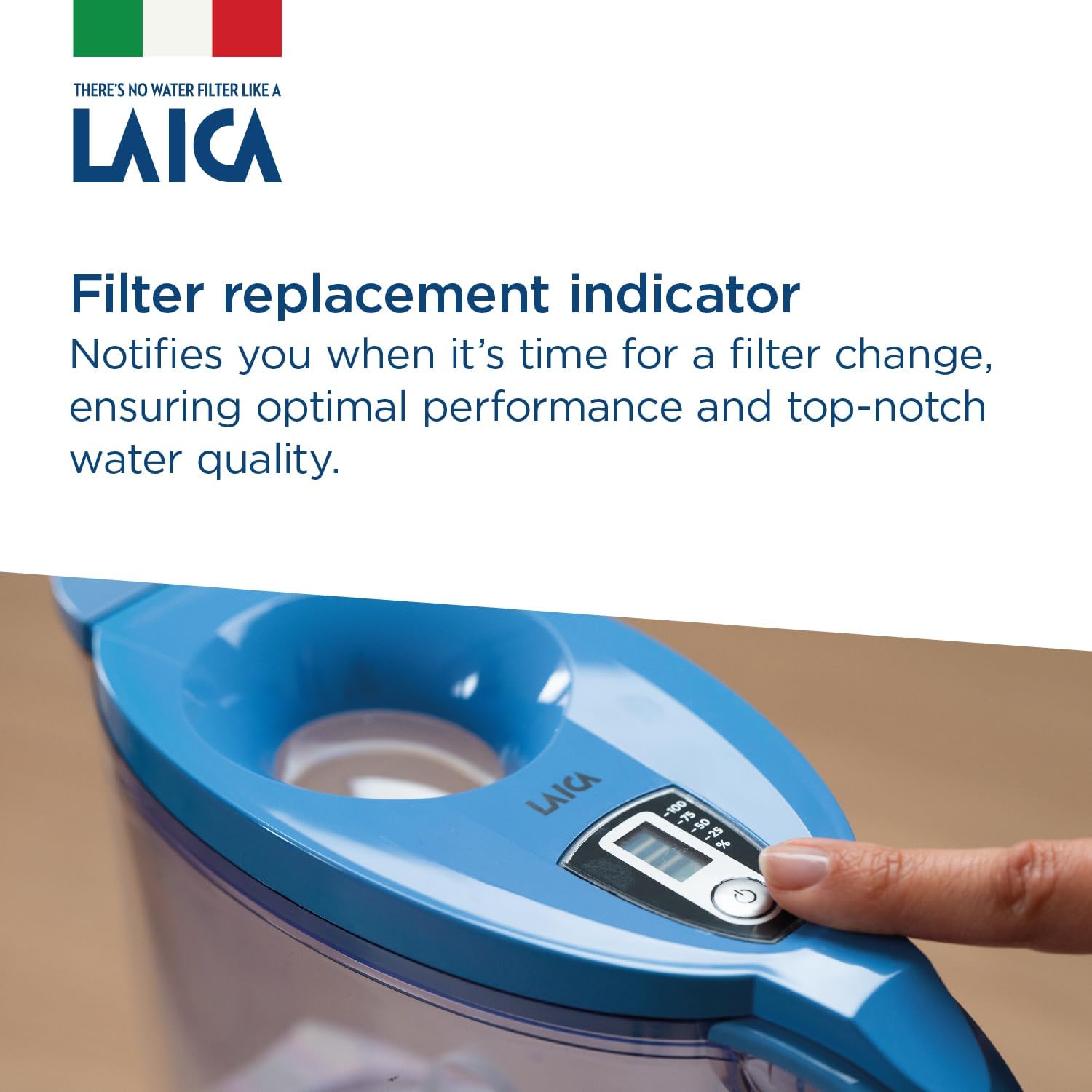 Amazon | Laica J9074A1 kit 13 bi-flux filters and filter jug, 2.3