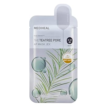 MEDIHEAL ティーツリーケアソリューションアンプルマスクJEX 100枚 Amazon.co.jp: 【正規品】MEDIHEAL(メディヒール) ザ・ティー