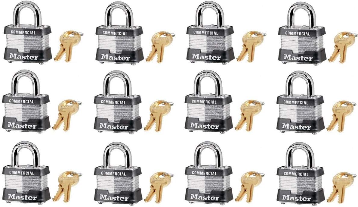 Master Lock3KA-3210 1-1/2" Laminated Keyed Alike Padlocks - Quantity 1212