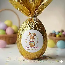 Ovo de Páscoa Tradicional com bombons Artesanal Doces Dinda (1 kg)
