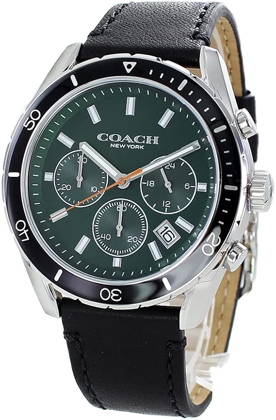 Amazon コーチ Coach メンズ 緑 グリーン クロノ カレンダー 14602512 腕時計 並行輸入品 メンズ腕時計 腕時計 通販