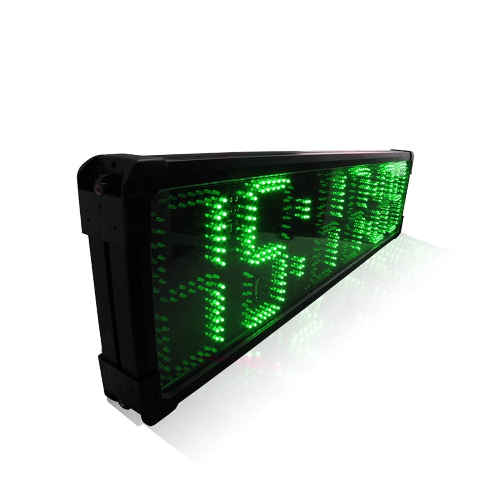 Timer Palestra, Orologio con conto alla rovescia a LED a doppia faccia Orologio digitale a 6 cifre con timer for la maratona a LED di grandi dimensioni(Yellow Double-sided)