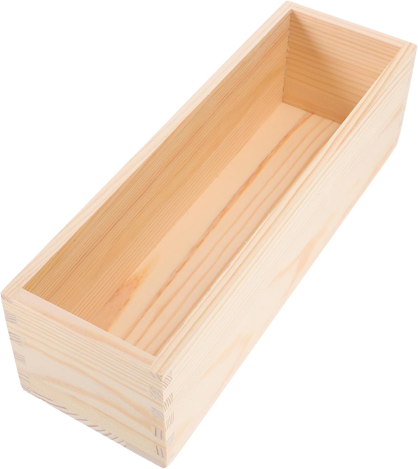 Wooden Drawer Organizer Box 28X9X8.2Cm for Kitchen Utensils and Cutlery Storage, Multipurpose Wooden Storage Tray for Bathroom, Bedroom, and Kitchen Drawers