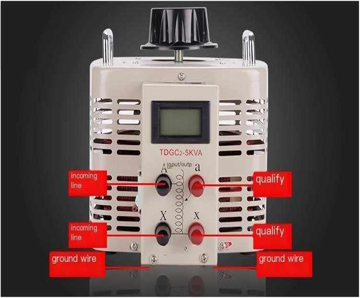 PLPFUDVDZZ TDGC2-5KVA AC Regulator wiring diagram
