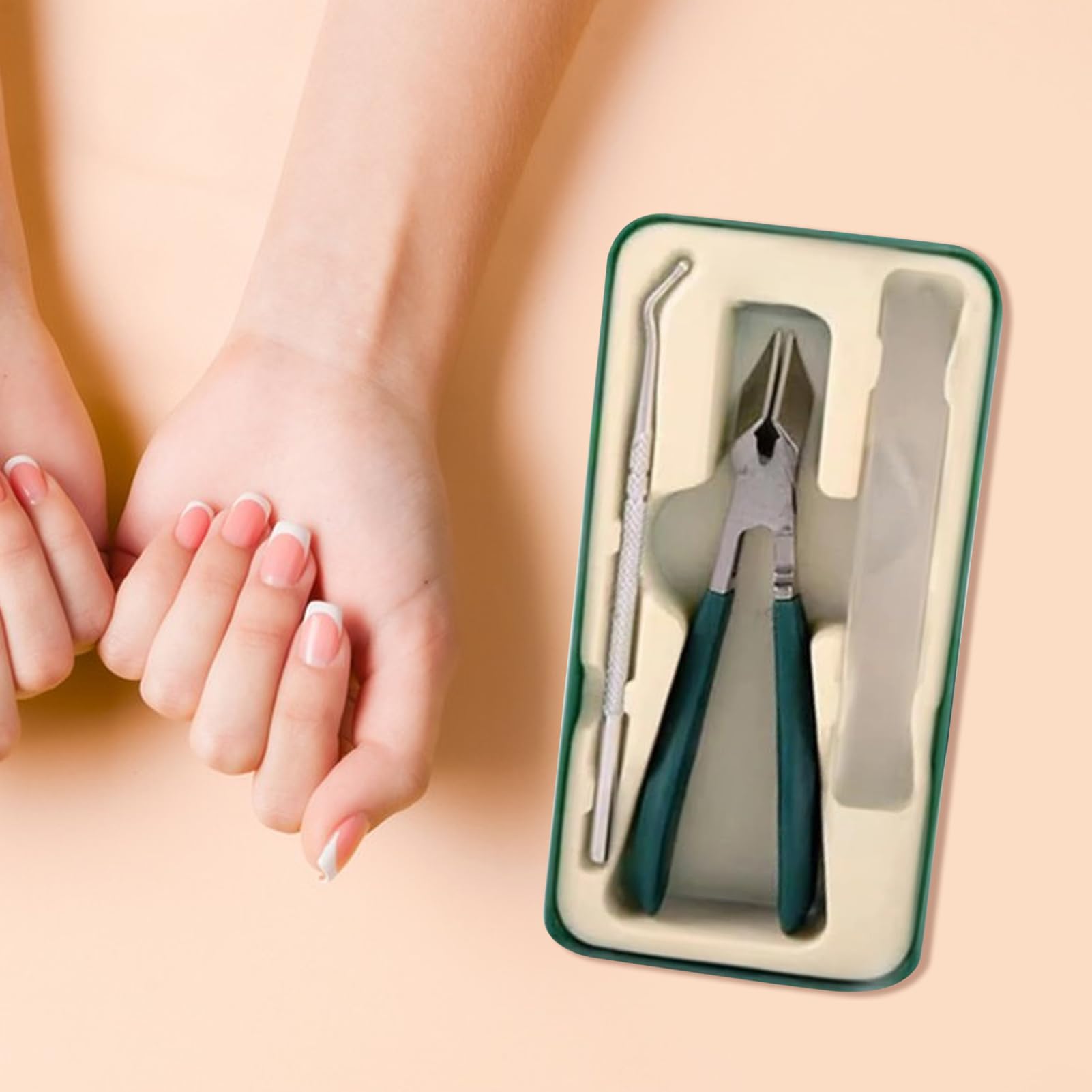 Cortauñas para Uñas Encarnadas Cortauñas para Uñas Encarnadas con Abertura | Herramienta Resistentes para Manicura y de Adultos y Mayores