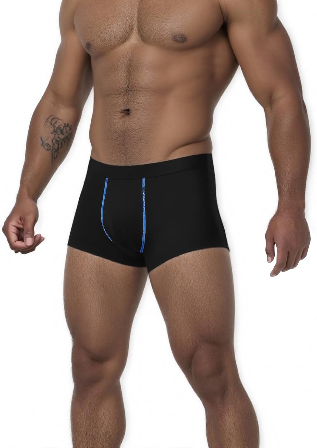 Men's Comfortable Boxer Briefs Soft and Breathable Moisture Wicking Underwear for Active and Everyday Use - Image 4