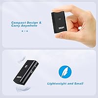 Vista 7 de ZIOCOM Receptor transmisor Bluetooth, adaptador inalámbrico 2 en 1 para audio, adaptador auxiliar Bluetooth para TV, PC, MP3, gimnasio, avión