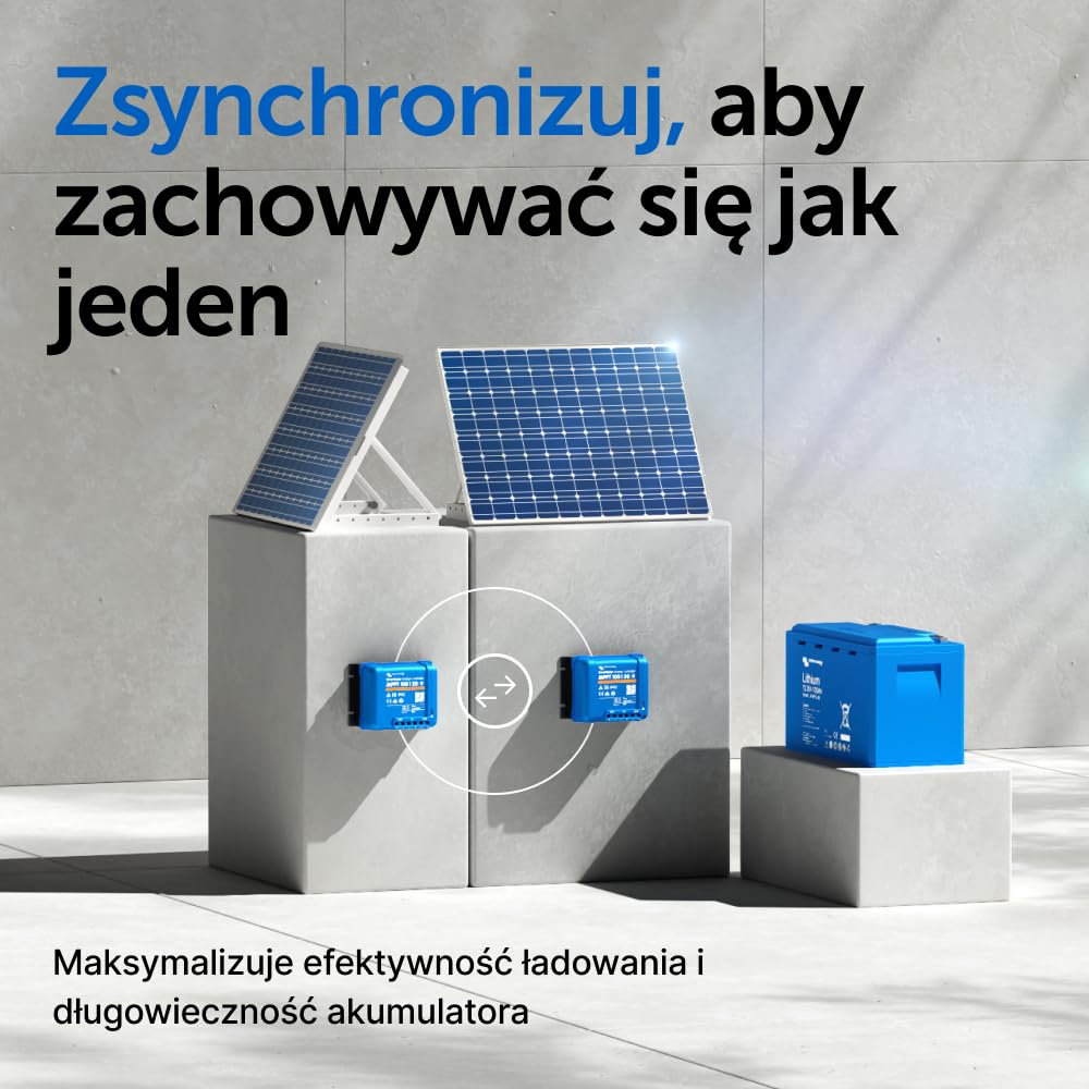 Victron Energy SmartSolar MPPT 100V 20 amp 12/24/48-Volt Kontroler Ładowania Słonecznego (Bluetooth)